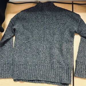 Smartwool Women’s  Blue-Black Merino Wool Sweater